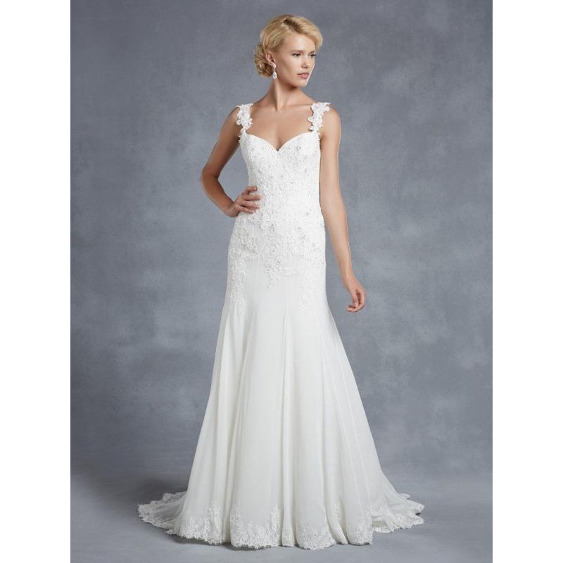 Enzoani Blue Henderson wedding dress 16/18 corset used once lace beaded chiffon