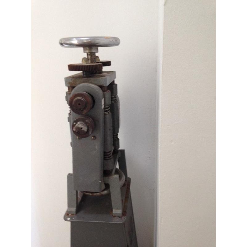 Durston Rolling Mill with Cabinet Stand
