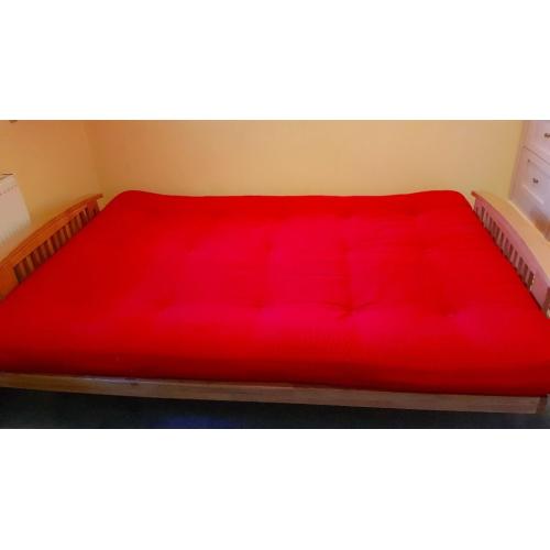 Wooden sofa bed (Futon Company)