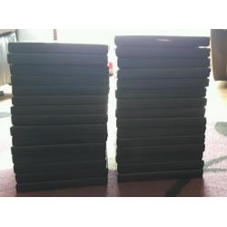 30 Empty Black DVD Cases.