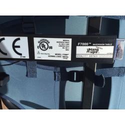 Inversion Table, Teeter Hang ups F7000