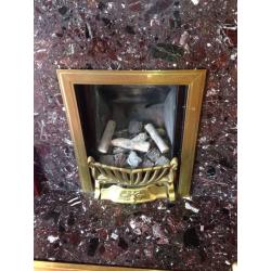 Gas fire and surround