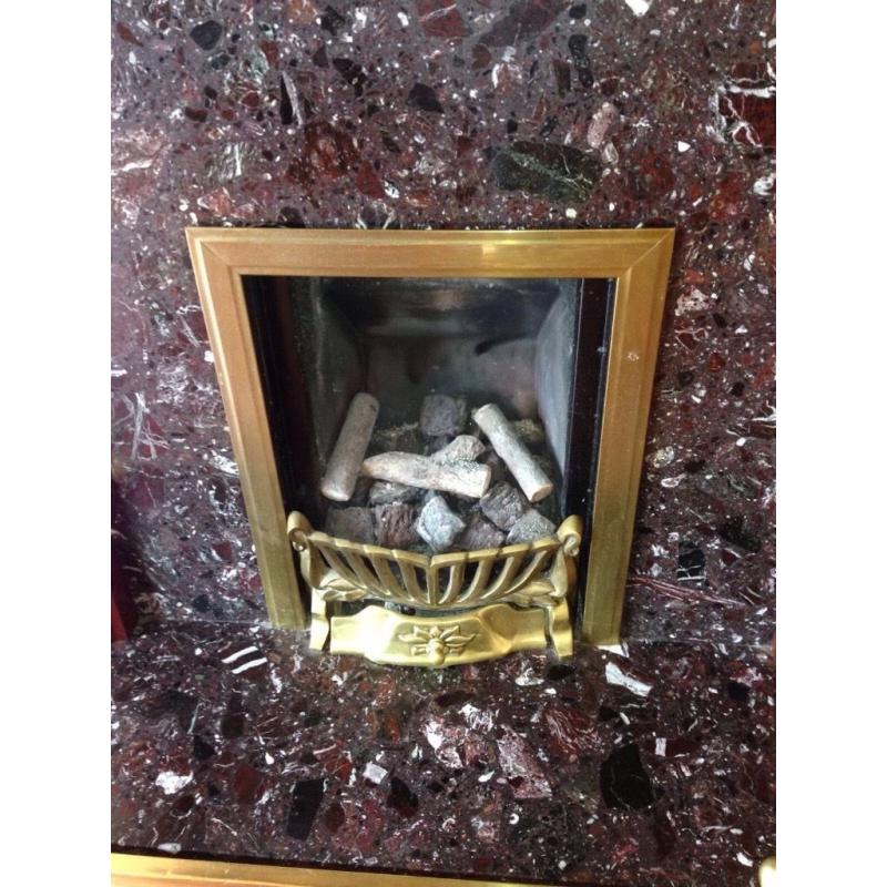 Gas fire and surround