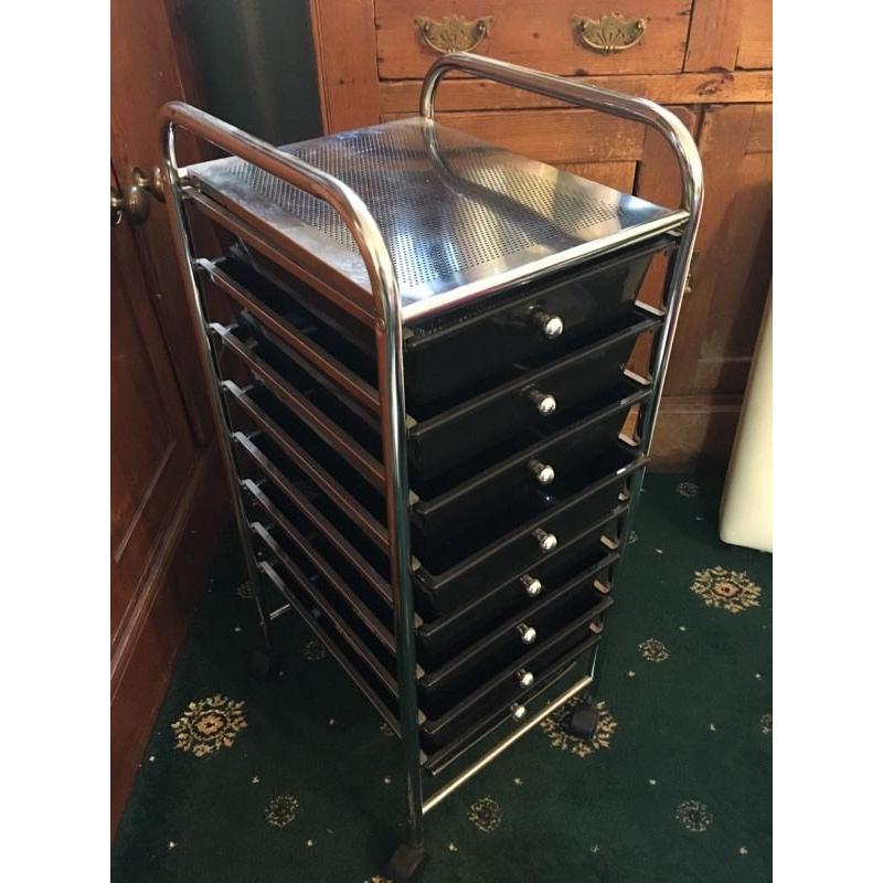 Hairdressing Salon Beauty Therapy 8 Draw Cabinet Trolley