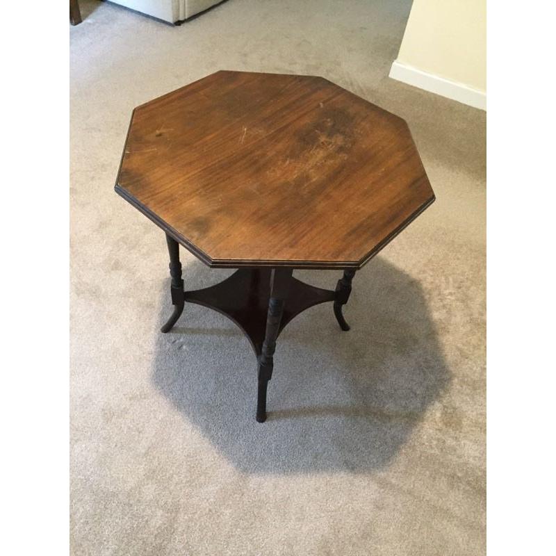 Wooden rectangular table