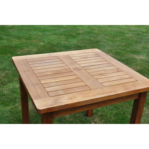 Teak Garden Table 80cm square