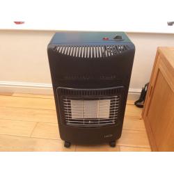 CALOR portable heater and bottle