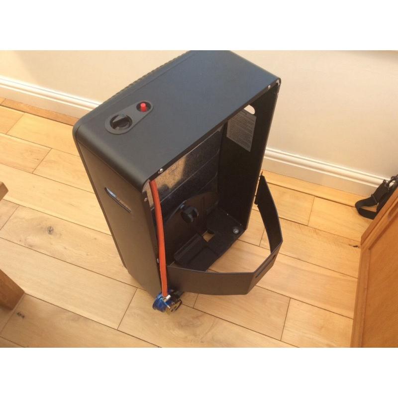 CALOR portable heater and bottle