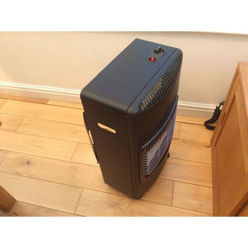CALOR portable heater and bottle