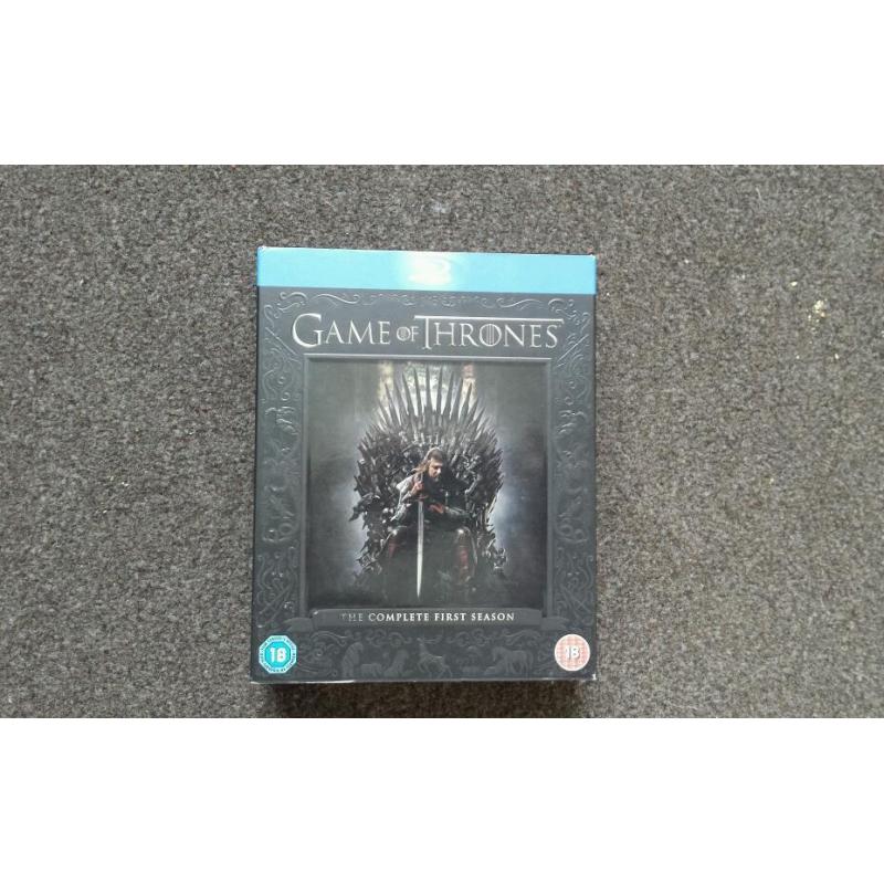 Game of Thrones complete first season bluray