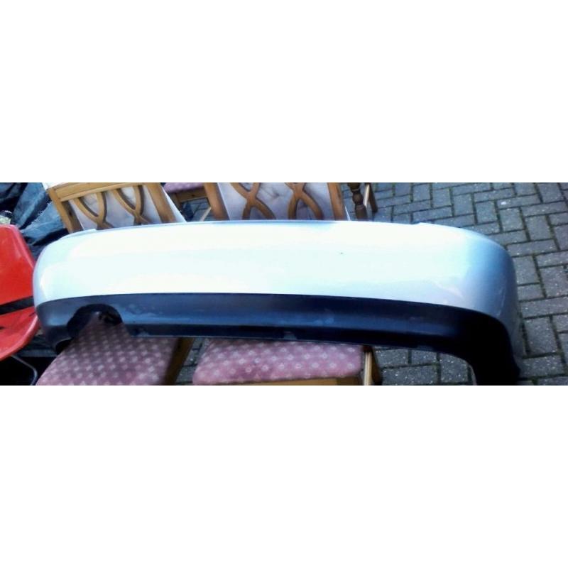 Audi 1999 B5 Rear Bumper Silver