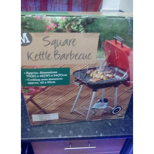 Square kettle barbecue
