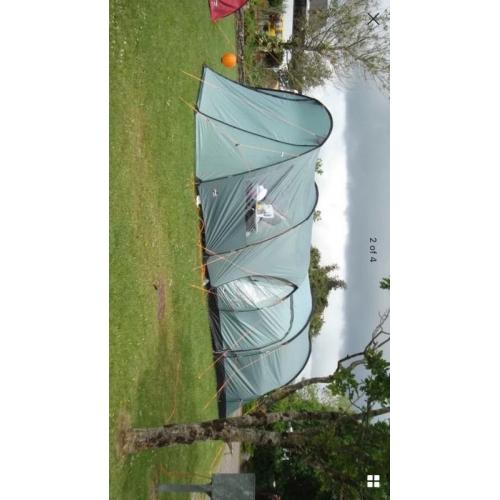 Vango Icarus 500 5 man tent with front canopy