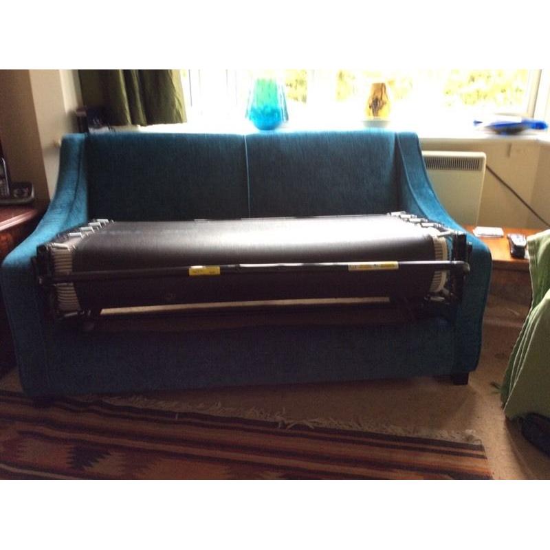 Som' Toile Sofa bed Excellent condition. 1 year old