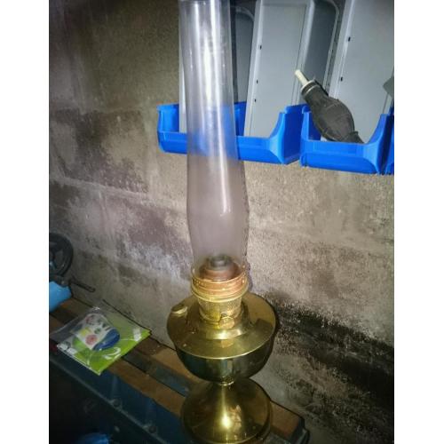 Brass paraffin lamp