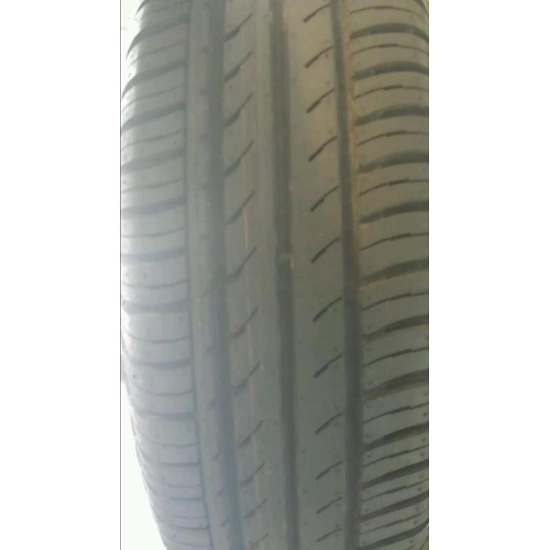 Vauxhall wheel and tyre