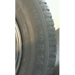 Vauxhall wheel and tyre