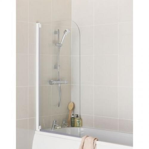 Bath Screen - White/Clear