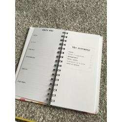 Wedding planner note book