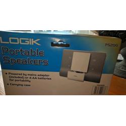 Logik portable speakers