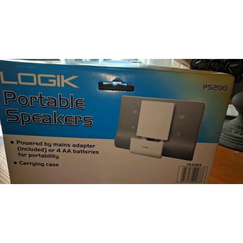Logik portable speakers