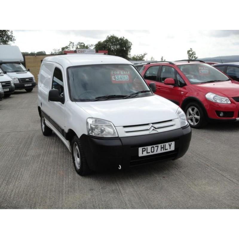2007 Citroen Berlingo 1.4 LX Van. Only 48,000 miles with FSH. **NO VAT**