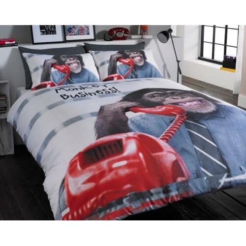 Monkey business duvet set double