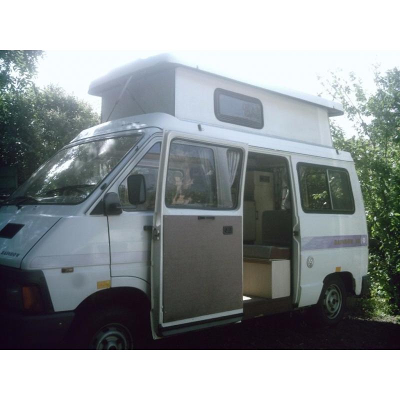 renuault trafic t100 camper 1989