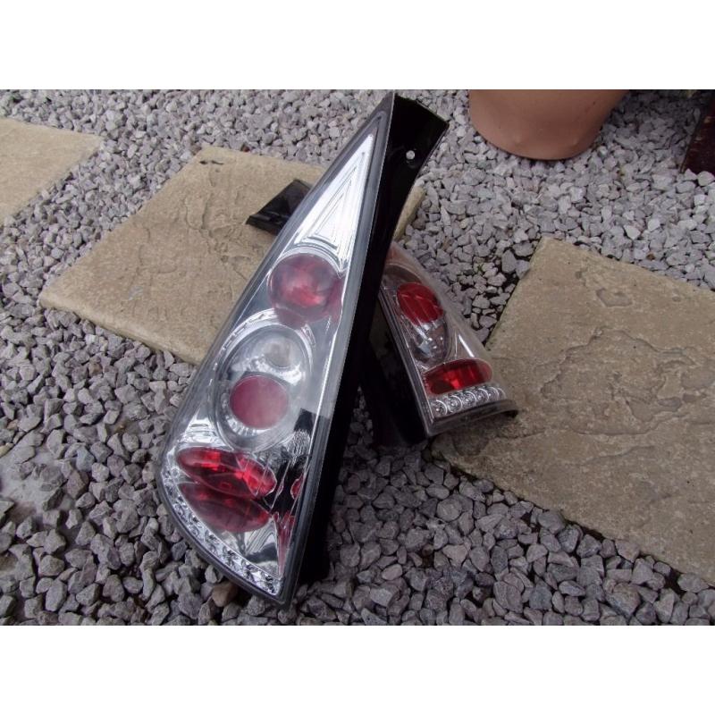 Citroen C3 02-09 Rear LIGHTS LEXUS CHROME BACK