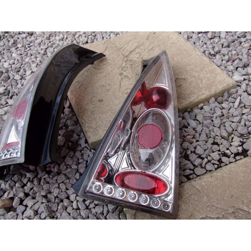Citroen C3 02-09 Rear LIGHTS LEXUS CHROME BACK
