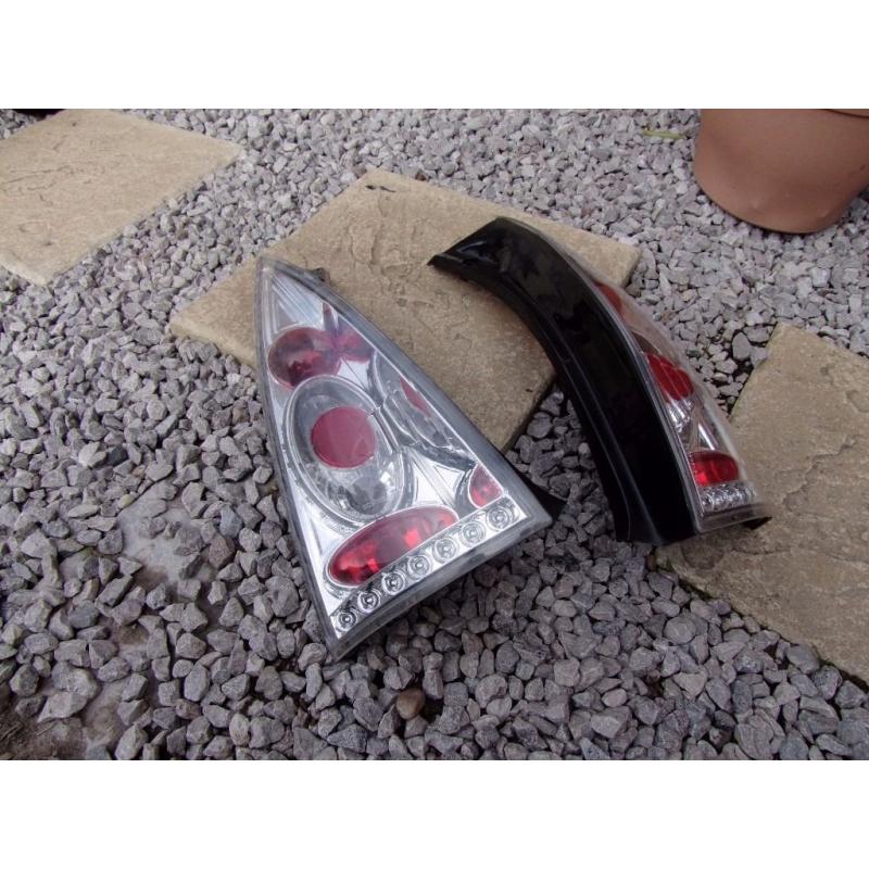 Citroen C3 02-09 Rear LIGHTS LEXUS CHROME BACK