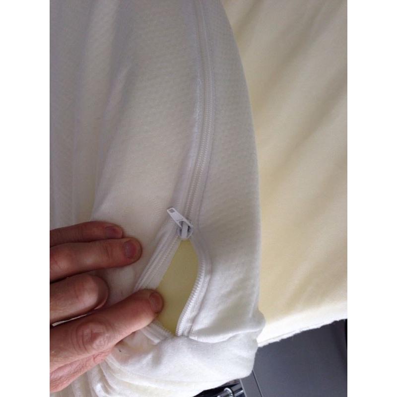 Double memory foam mattress.New