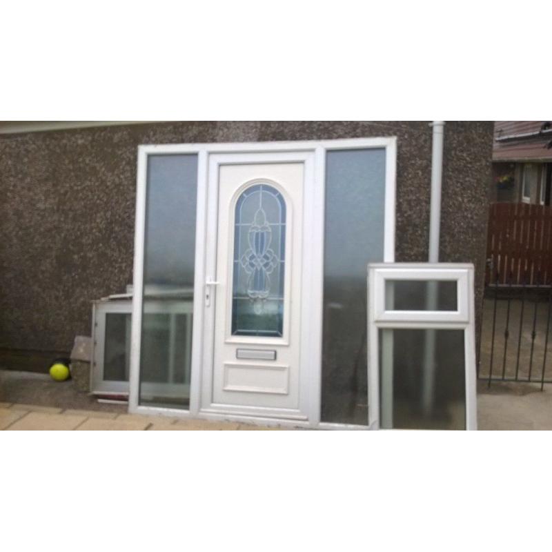 UPVC Door and side windows