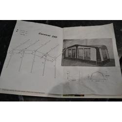 Full-sized caravan awning (used once)