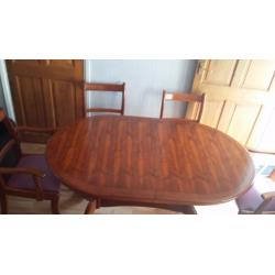 Lovely Dining Table With Six Chairs