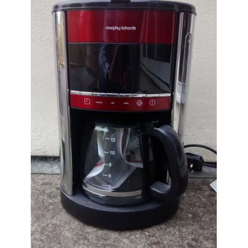 Morphy Richards coffee machine with timer