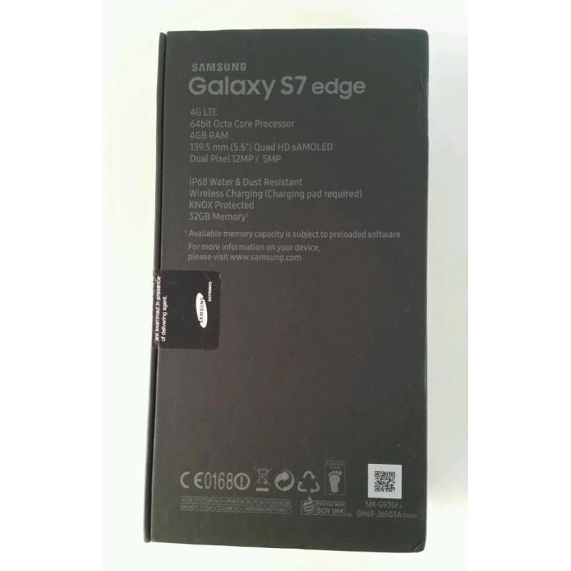 BNIB SAMSUNG GALAXY S7 EDGE *SEALED*