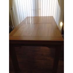 Extending Solid Wood Dining Table
