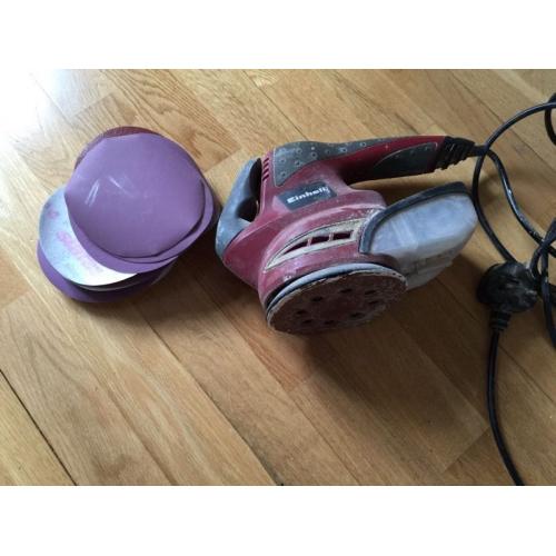 Einhell 240v orbital sander and pads