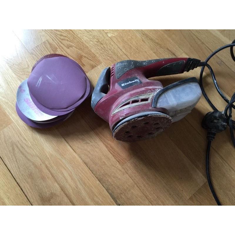 Einhell 240v orbital sander and pads