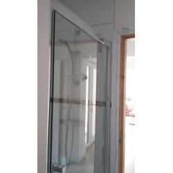 Ideal Standard 1000mm wide glass pivot shower door - Brough (near Hull)