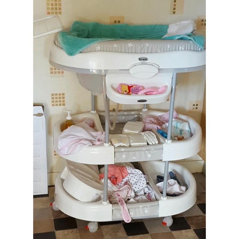 Baby changing unit bath and steriliser