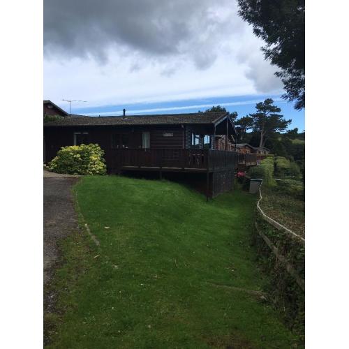 Cambrian Dreamcatcher Lodge on 5* Berthlwyd Hall Holiday Park in Conwy, North Wales