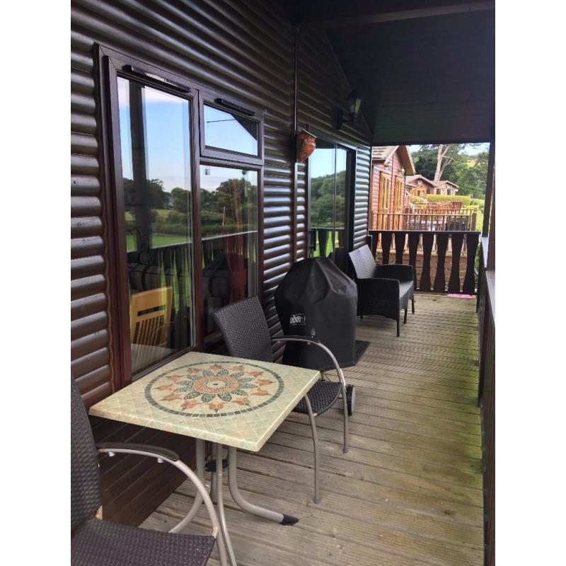 Cambrian Dreamcatcher Lodge on 5* Berthlwyd Hall Holiday Park in Conwy, North Wales