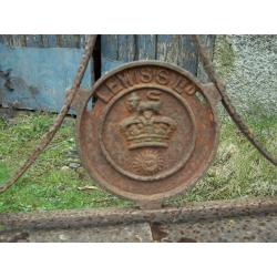 Antique/Vintage Cast Iron Garden Roller
