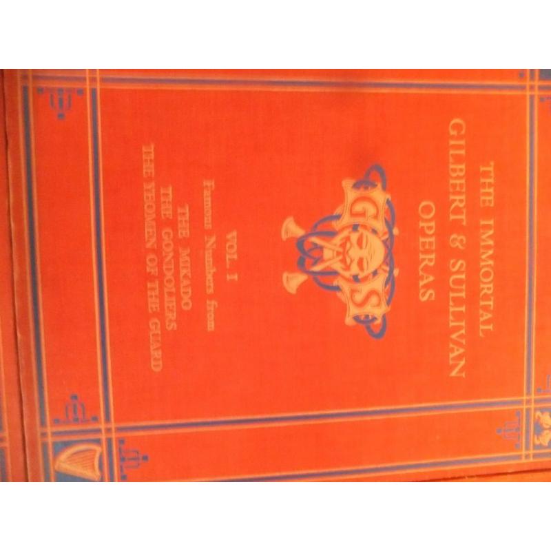 the immortal gilbert and sullivan opera (4 hardback books)