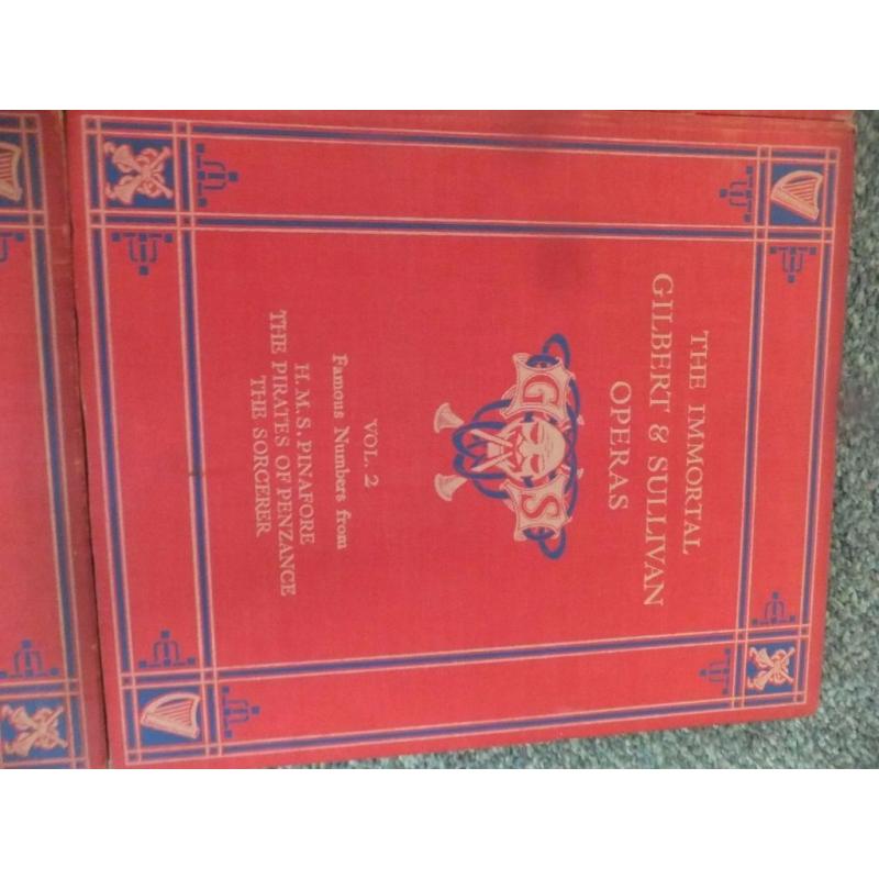 the immortal gilbert and sullivan opera (4 hardback books)