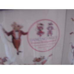 EMMA BRIDGEWATER DANCING MICE TIN WASTE PAPER BUCKET PIN