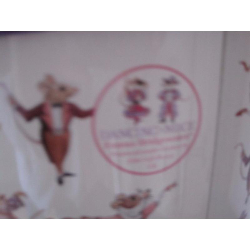 EMMA BRIDGEWATER DANCING MICE TIN WASTE PAPER BUCKET PIN