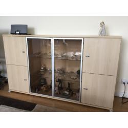 Large display cabinet .